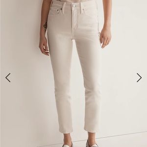 Madewell mid-rise perfect vintage jean (white, 29)